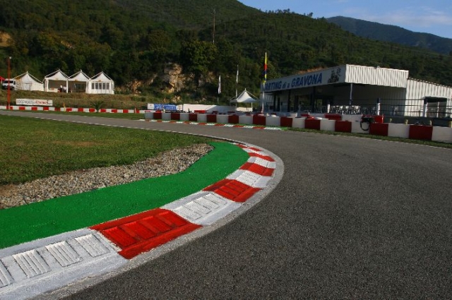 Circuit karting en Corse